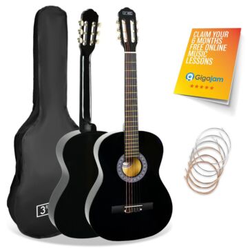 3rd Avenue Full Size Classical Guitar Pack
