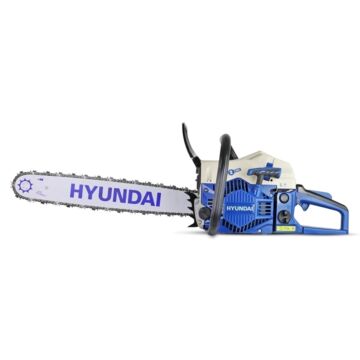 Hyundai 62cc 20 Bar Petrol Chainsaw, 2-stroke Easy-start | Hyc6200x