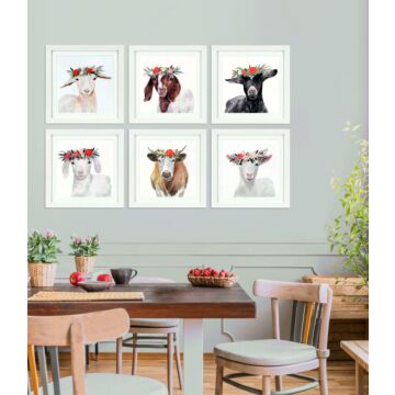 Spring On The Farm V By Victoria Borges - Framed Art