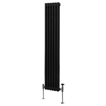 Traditional 2 Column Radiator - 1800 X 292mm - Black