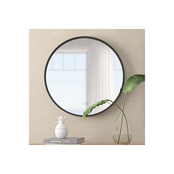 60cm Nordic Black Round Wall Mirror