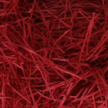 Very Fine Shredded Paper - Deep Red (0.5kg)
