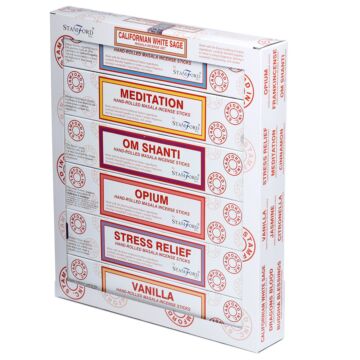 Stamford Masala Incense Sticks 12 Pack Set - Californian White Sage