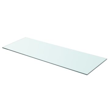 Vidaxl Shelf Panel Glass Clear 80x30 Cm