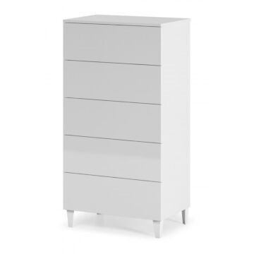 Arctic Chest 5 Drawer White 007835bo