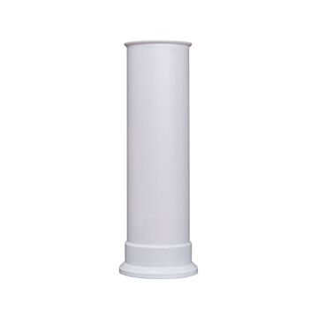 Adam Straight Decorative Stove Pipe In White