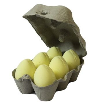 Bath Eggs In A Tray - Banana - Pack Of 30