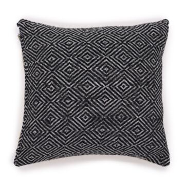 Classic Cushion Cover - Maze Black - 40x40cm