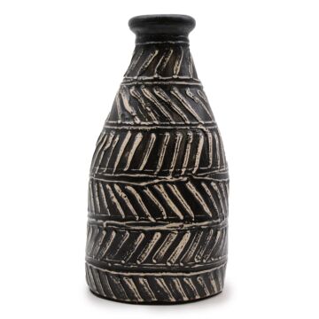 Greek Taper Vase - Chocolate