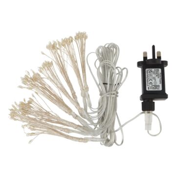 2.5m Plug In Led Warm White Starburst Lights