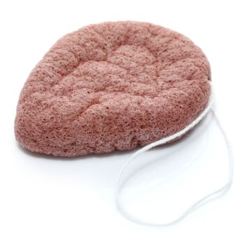 Pure Konjac Cleansing Sponge With Rejuvenating Red Clay - Pick Of The Bunch Protea