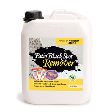 Patio Black Spot Remover For Natural Stone 4 Litres