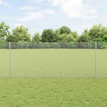 Vidaxl Fence Posts 22 Pcs U-channel 100 Cm Galvanised Steel, Vidaxl Hexagon Fence 1x100 M Galvanised Steel