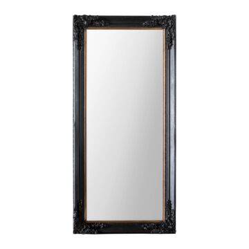 Harrelson Leaner Mirror Antique Black 800x1665mm