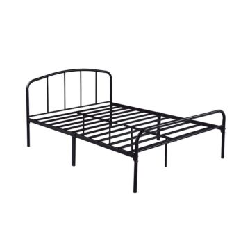 Milton 4.6ft Double Bed Black