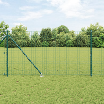 Vidaxl Fence Posts With Spike 26 Pcs Ø32 Mm 160 Cm Galvanised Steel