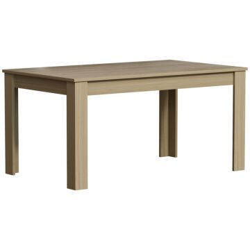 Medina 6 Seater Dining Table, Oak