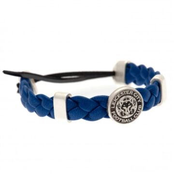 Leicester City Fc Pu Slider Bracelet