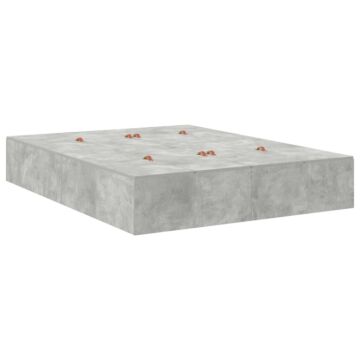 Vidaxl Storage Bed Frame Concrete Grey 160x200 Cm