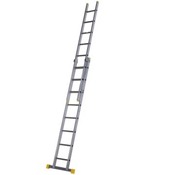Square Rung Extension Ladder 2.4m Double - 57711120