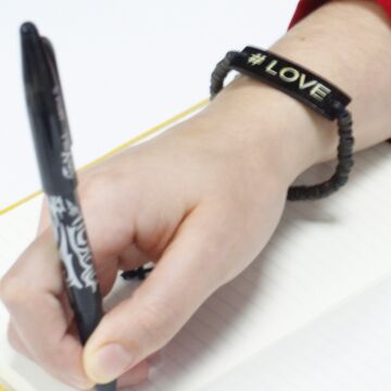 Coco Slogan Bracelets - #love