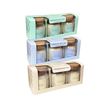 Six Sets Of Trio Candle Gift Box
