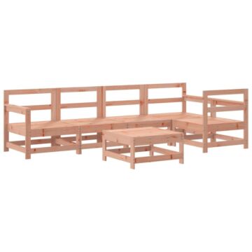 Vidaxl 6 Piece Garden Lounge Set Solid Wood Douglas