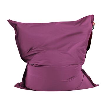 Large Bean Bag Purple Lounger Zip Giant Beanbag Beliani