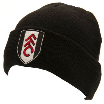 Fulham Fc Black Cuff Beanie