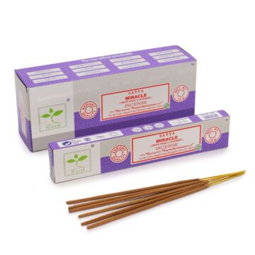 Satya Incense 15gm - Miracle (white Sage & Lavender)