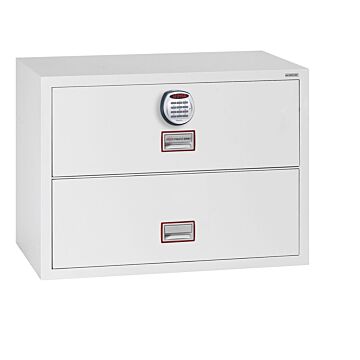 Phoenix World Class Lateral Fire File Fs2412e 2 Drawer Filing Cabinet With Electronic Lock