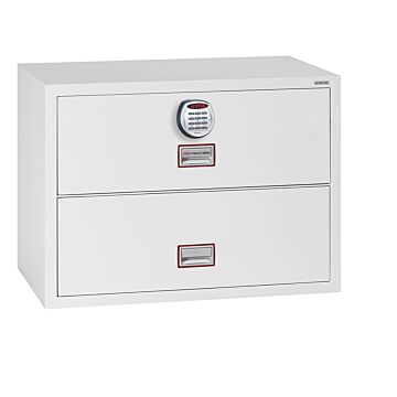 Phoenix World Class Lateral Fire File Fs2412e 2 Drawer Filing Cabinet With Electronic Lock