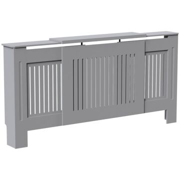 Chelsea Adjustable Radiator Cover, Grey