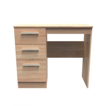 Contrast 3 Drawer Vanity In Bardolino Oak