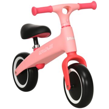 Aiyaplay Balance Bike With Adjustable Seat For 1.5 - 3 Years Old - Pink