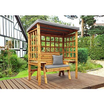 Wentworth Two Seat Arbour - Grey