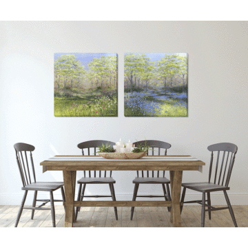 Summer Wood By Diane Demirci - Wrapped Canvas