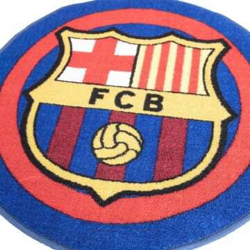 Fc Barcelona Circle Rug