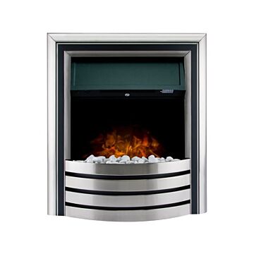 Adam Minnesota 6-in1 Electric Fire With Remote Control In Chrome