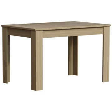 Medina 4 Seater Dining Table, Oak