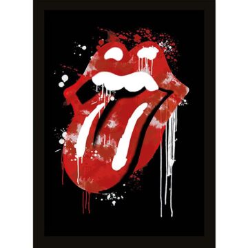 The Rolling Stones Graffiti Lips Picture 16 X 12