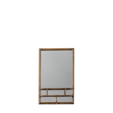 Milton Mirror Rectangle Bronze 300x100x480mm
