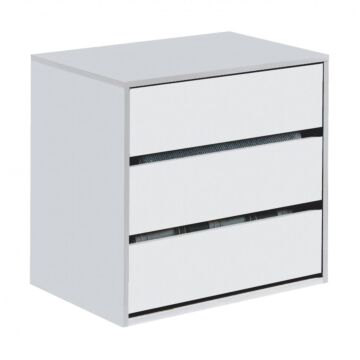 Arctic Drawer Unit 3 Drawer White Arc6030bo