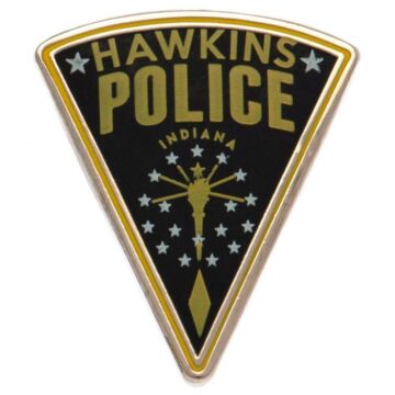 Stranger Things Hawkins Police Pin Badge