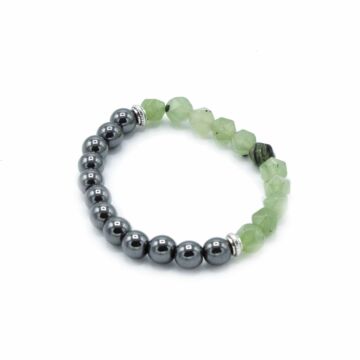 Faceted Gemstone Bracelet - Magnetic Jade