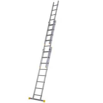 Square Rung Extension Ladder 2.45m Triple - 57712120