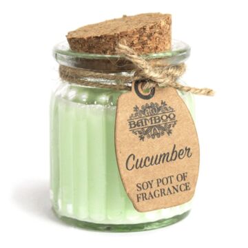 Cucumber Soy Pot Of Fragrance Candles (pack Of 2)