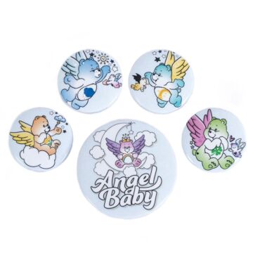 Care Bears Button Badge Set