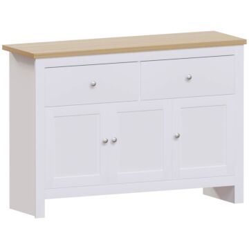 Vida Designs Arlington 2 Drawer 3 Door Sideboard, White