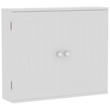 Bath Vida Priano 2 Door Wall Cabinet, White